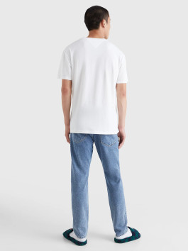 nahlad Tommy Jeans pánske biele tričko