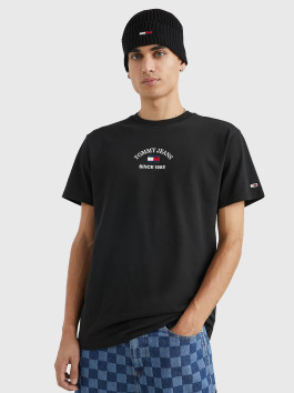 nahlad Tommy Jeans pánske čierne tričko