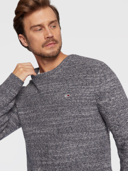 nahlad Tommy Jeans pánsky tmavomodrý sveter