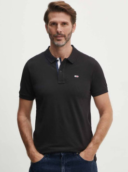 nahlad Tommy Jeans pánske čierne polo tričko