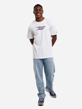 nahlad Tommy Jeans pánske biele tričko