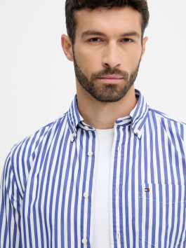 nahlad Tommy Hilfiger pánska modro biela košeľa