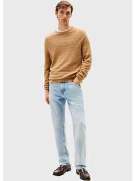 nahlad Tommy Hilfiger pánsky béžový sveter