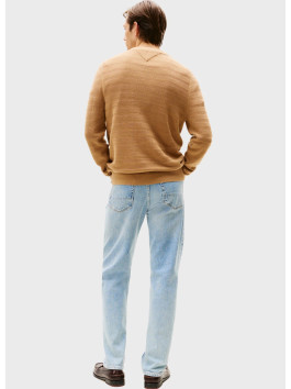 nahlad Tommy Hilfiger pánsky béžový sveter