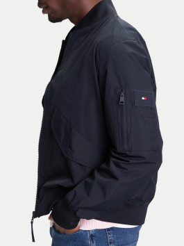nahlad Tommy Hilfiger pánsky modrý bomber