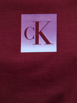 nahlad Calvin Klein dámske vínové tričko