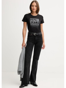 nahlad Pepe Jeans dámske čierne tričko