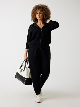 nahlad W5YQ05KBYE2-JBLK MIKINA NA ZIP L/S