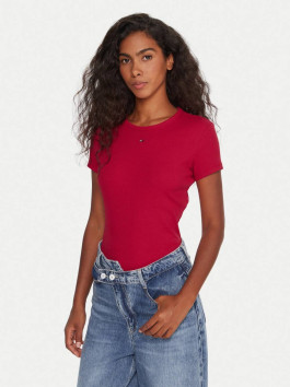nahlad Tommy Jeans dámske ružové tričko