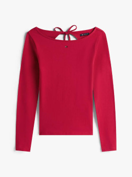 nahlad Tommy Jeans dámske ružové tričko