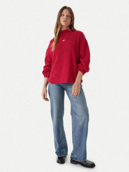 nahlad Tommy Jeans dámsky ružový sveter
