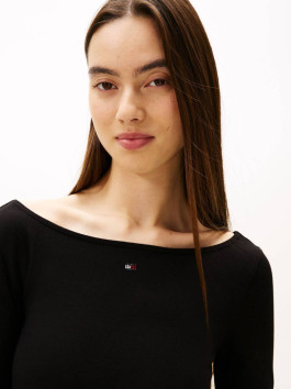 nahlad Tommy Jeans dámske čierne šaty