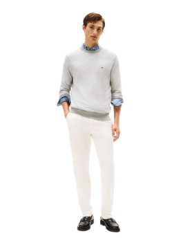 nahlad Tommy Hilfiger pánsky svetlo šedý sveter
