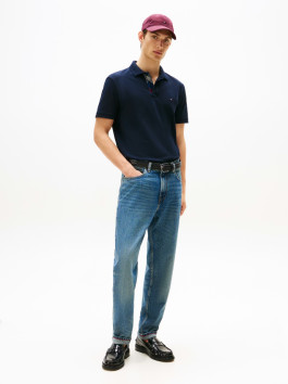 nahlad Tommy Hilfiger pánske tmavo modré polo tričko