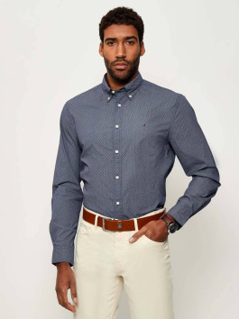 nahlad Tommy Hilfiger pánska tmavo modrá košeľa