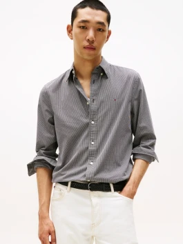 nahlad Tommy Hilfiger pánska šedá košeľa