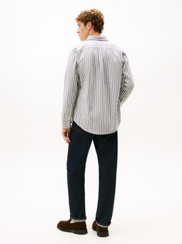 nahlad Tommy Hilfiger pánska modro krémová košeľa