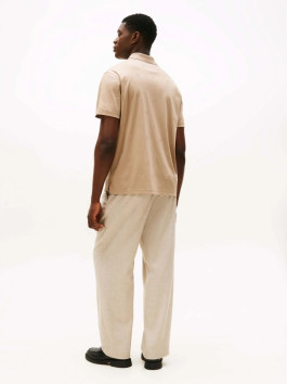 nahlad Tommy Hilfiger pánske béžové polo tričko