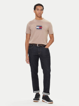 nahlad Tommy Hilfiger pánske béžové tričko