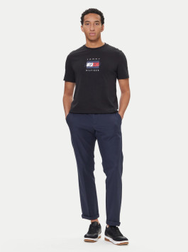 nahlad Tommy Hilfiger pánske čierne tričko