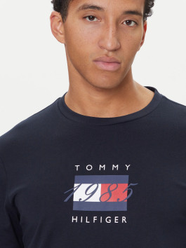 nahlad Tommy Hilfiger pánske tmavo modré tričko