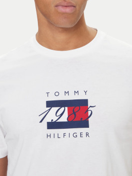 nahlad Tommy Hilfiger pánske biele tričko