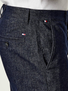 nahlad Tommy Hilfiger pánske tmavo modré nohavice