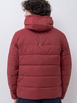 nahlad Tommy Hilfiger pánska vínová bunda