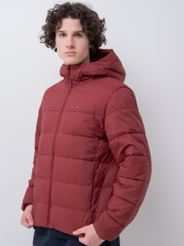 nahlad Tommy Hilfiger pánska vínová bunda