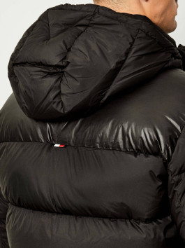 nahlad Tommy Hilfiger pánska čierna bunda