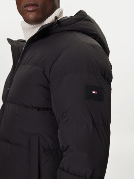 nahlad Tommy Hilfiger pánska čierna bunda