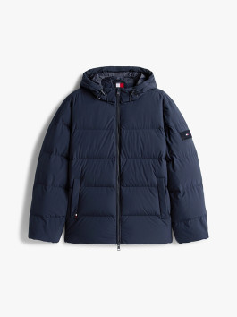 nahlad Tommy Hilfiger pánska tmavo modrá páperová bunda 