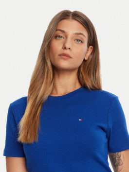 nahlad Tommy Hilfiger dámske modré basic tričko