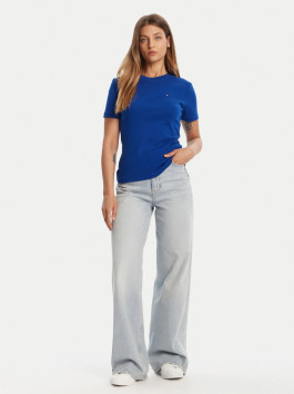 nahlad Tommy Hilfiger dámske modré basic tričko