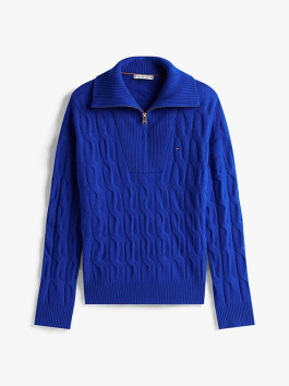 nahlad SOFT WOOL CABLE 1/2 ZIP LS SWT