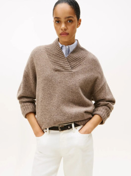 nahlad Tommy Hilfiger dámsky béžový sveter