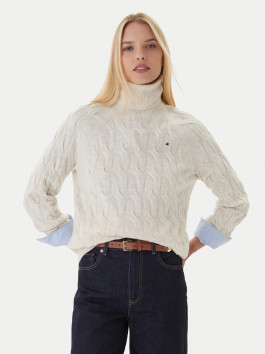 nahlad Tommy Hilfiger dámsky béžový rolák