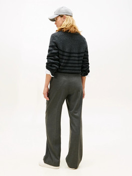 nahlad FLANNEL RELAXED STRAIGHT PANT