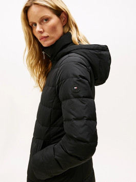 nahlad Tommy Hilfiger dámska čierna páperová bunda