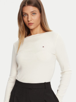 nahlad Tommy Hilfiger dámske krémové tričko