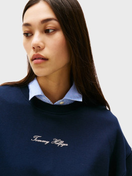 nahlad Tommy Hilfiger dámska tmavo modrá mikina