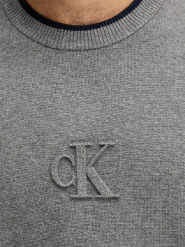 nahlad Calvin Klein pánsky šedý sveter