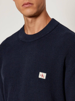 nahlad Calvin Klein pánsky tmavomodrý sveter