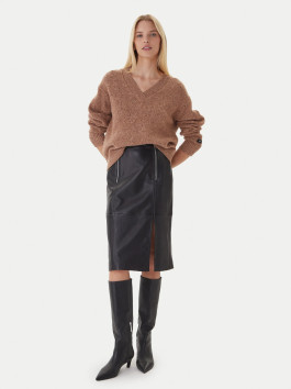 nahlad Calvin Klein dámsky hnedý sveter
