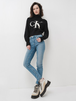 nahlad Calvin Klein dámsky čierny rolák