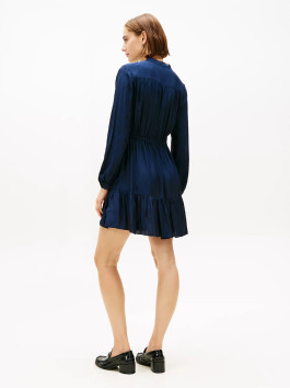 nahlad Tommy Hilfiger dámske tmavo modré šaty