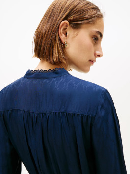 nahlad Tommy Hilfiger dámske tmavo modré šaty