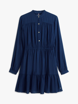 nahlad Tommy Hilfiger dámske tmavo modré šaty