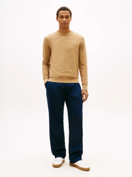 nahlad Tommy Hilfiger pánsky béžový sveter