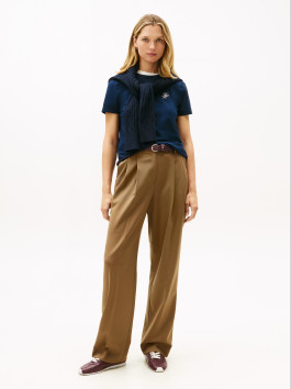 nahlad Tommy Hilfiger dámske tmavo modré tričko